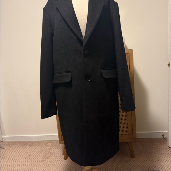 Banana Republic Men's Black Trench Coat - Picture 2 of 7